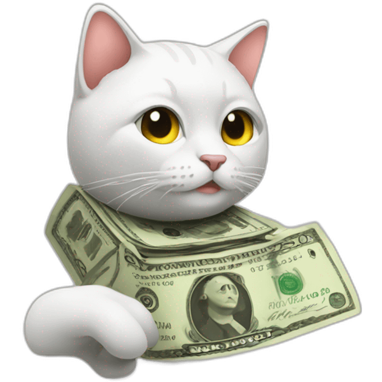 runcat with money emoji