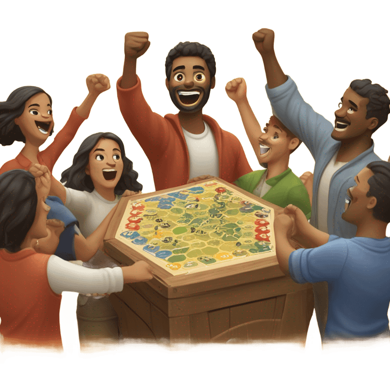 Someone winning settlers of Catan  emoji