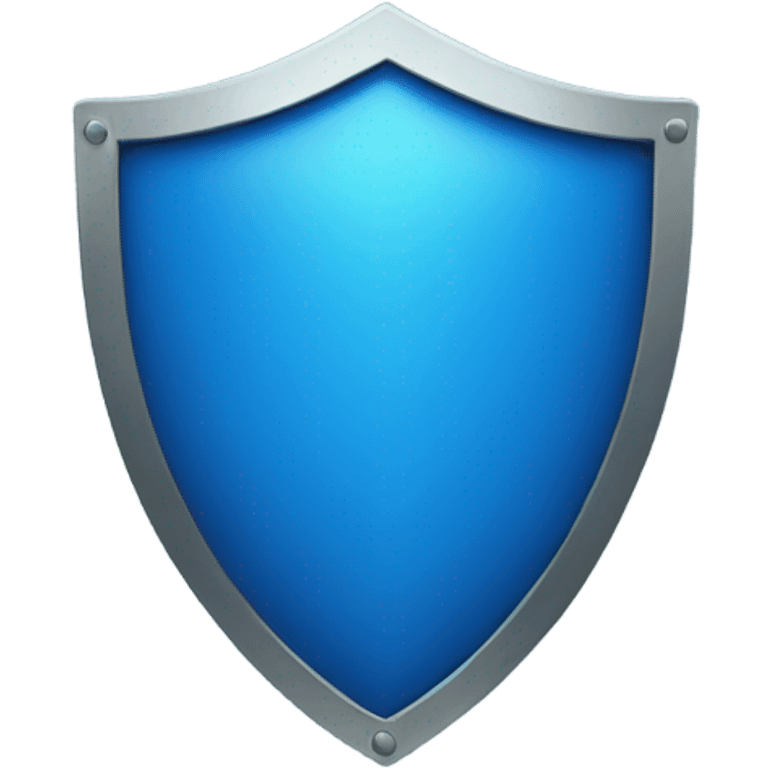 Blue shield emoji