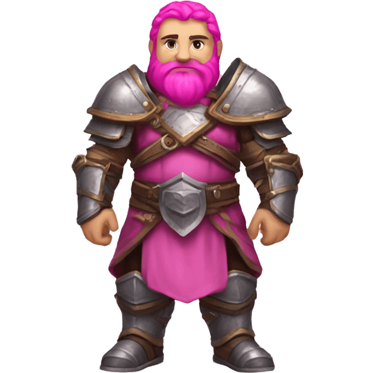 dwarf paladin wow pink emoji