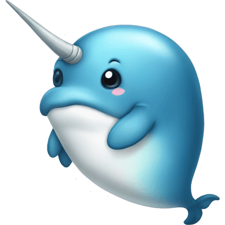 Sad narwhal emoji