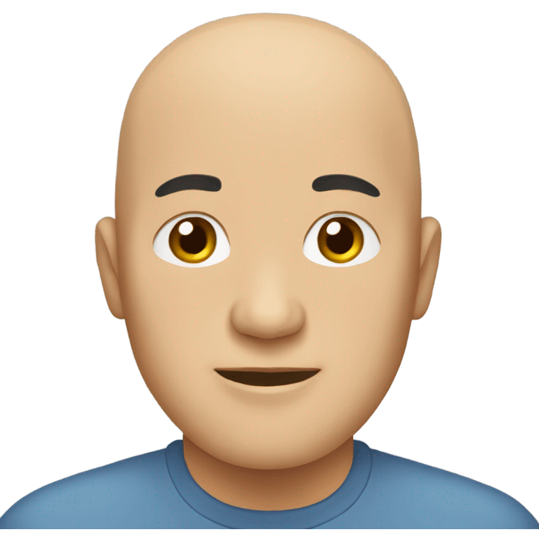 bald Chinese man emoji