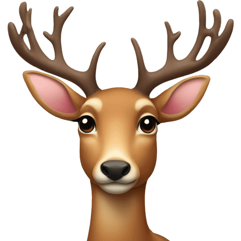 Deer in love  emoji