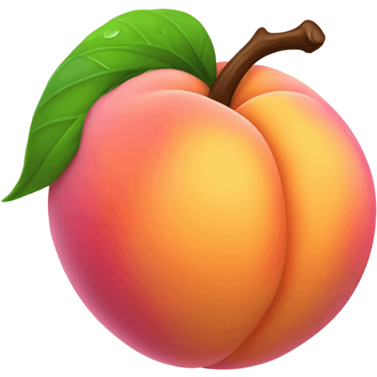 Smell peach emoji