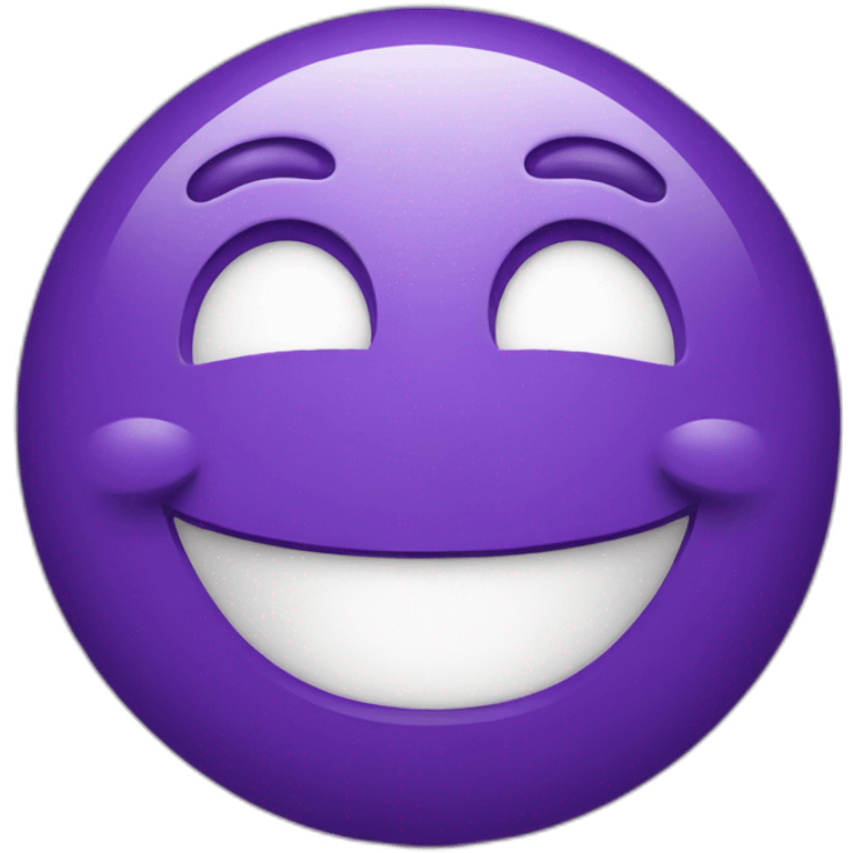 purple smiley face emoji