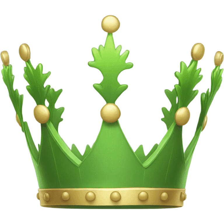 Green crown emoji