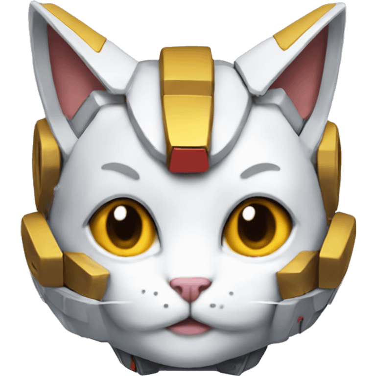 Gundam with Cat ears emoji