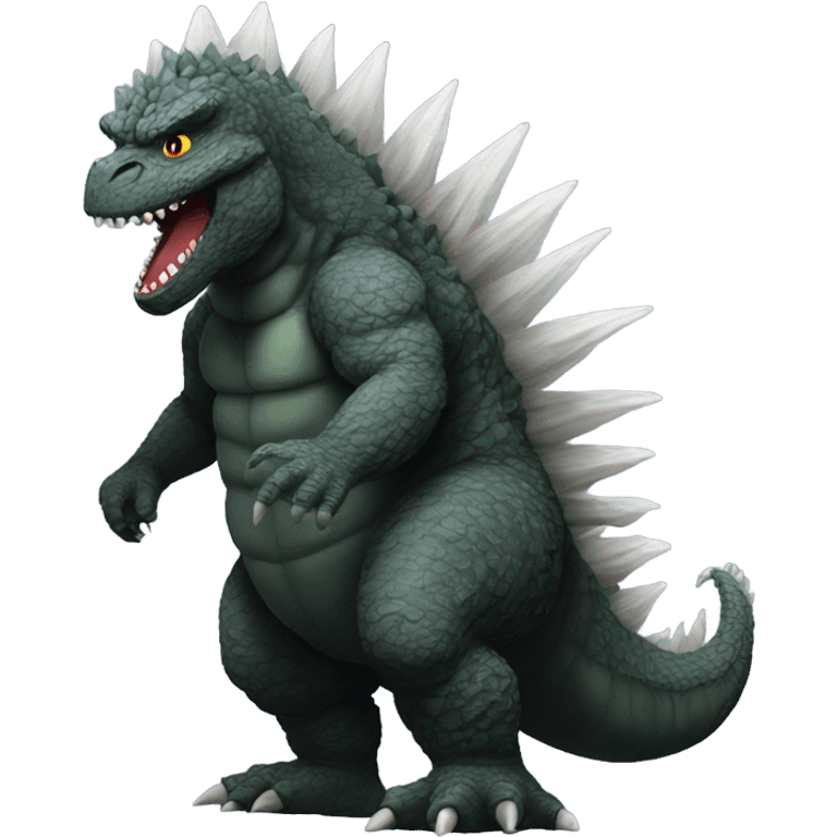 Godzilla with an Afro  emoji