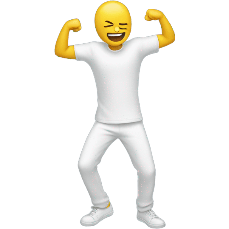 Person dabbing emoji