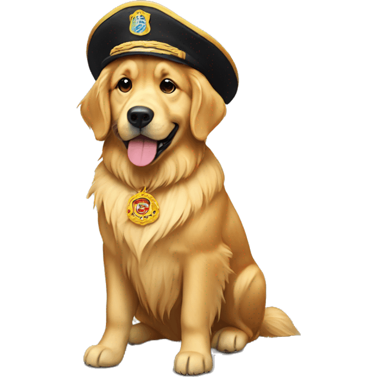 golden retriever chief emoji