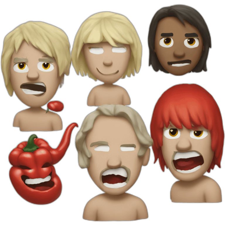 red hot chili peppers emoji