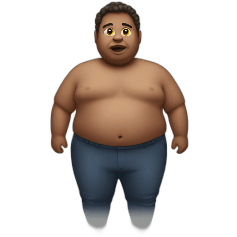 fat person emoji