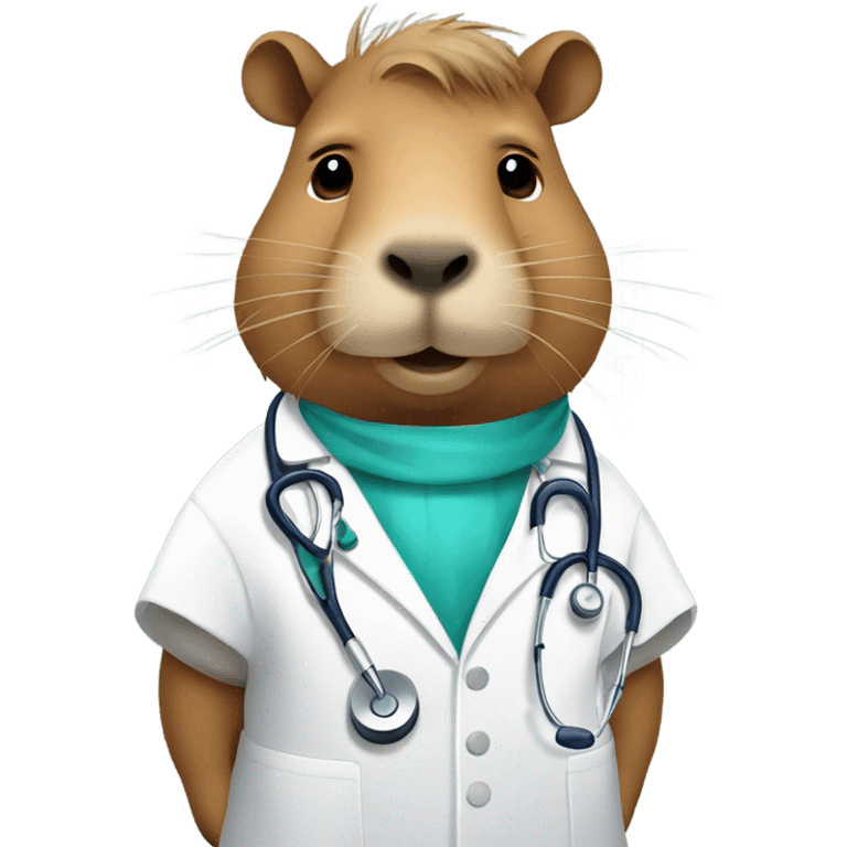 capybara doctor emoji