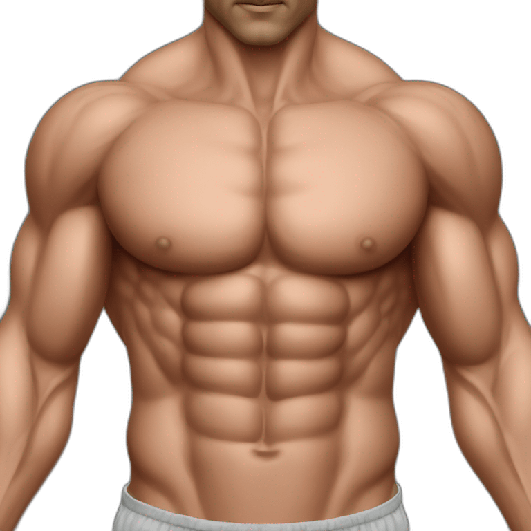 pectoralis major muscle chest anatomy emoji