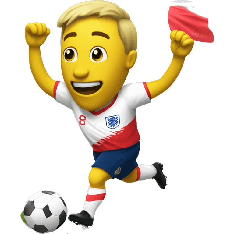 a banana playing football for england (football/soccer) emoji