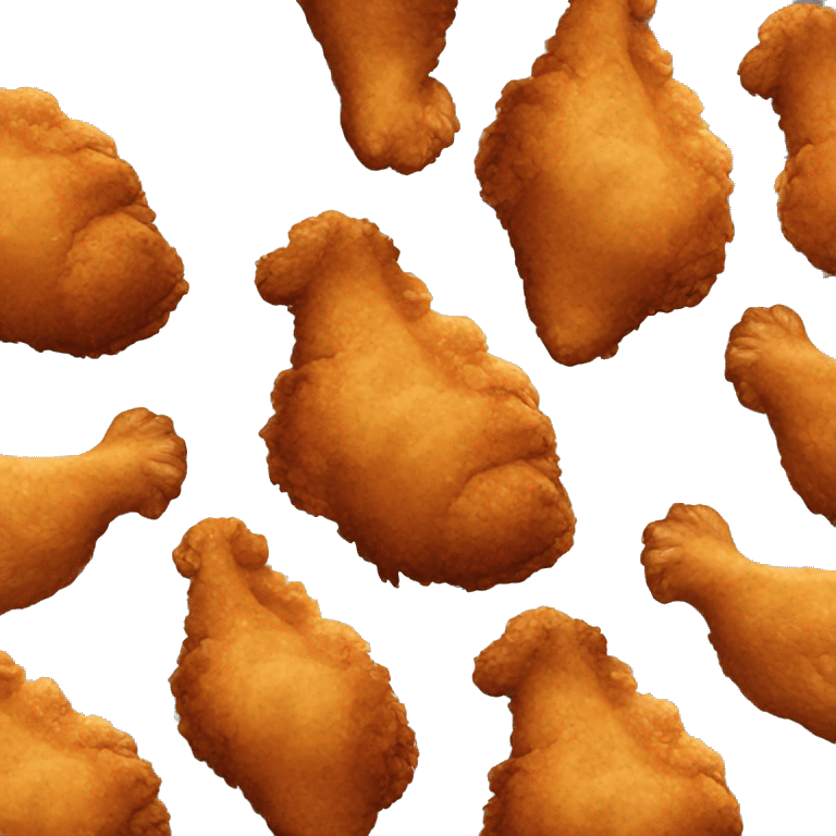 Fried chicken emoji