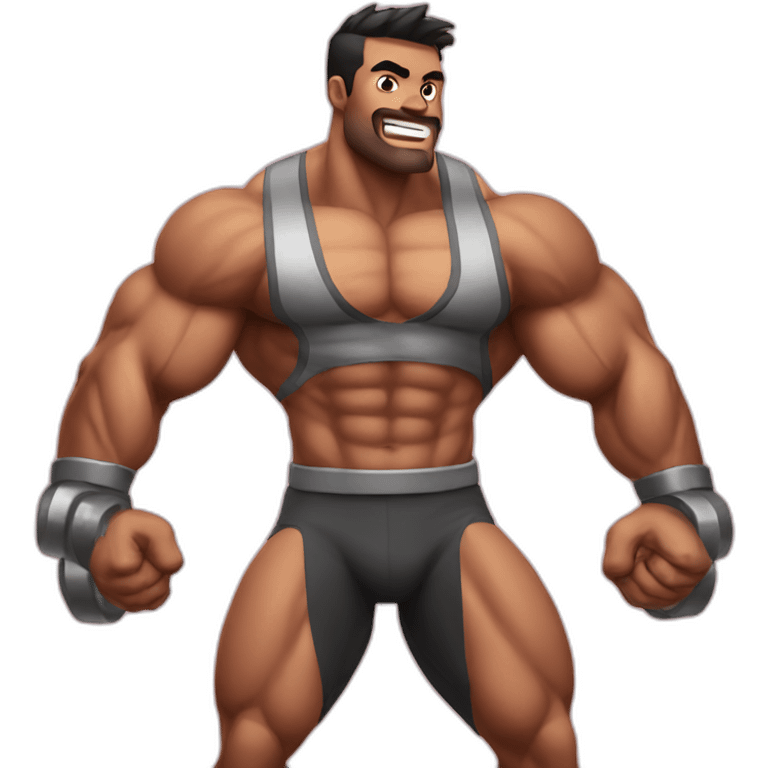 Muscleking emoji