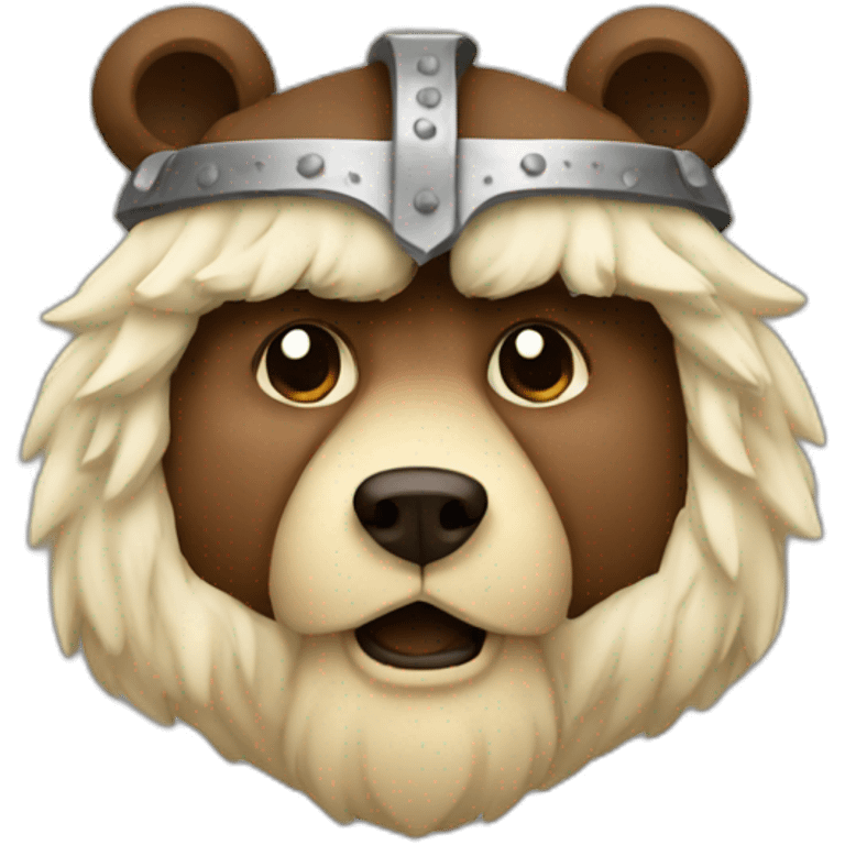 Viking bear emoji