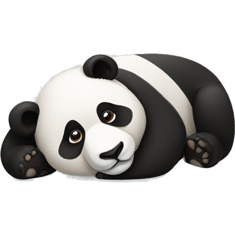 panda laying emoji