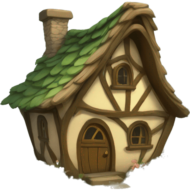 Fairy cottage emoji