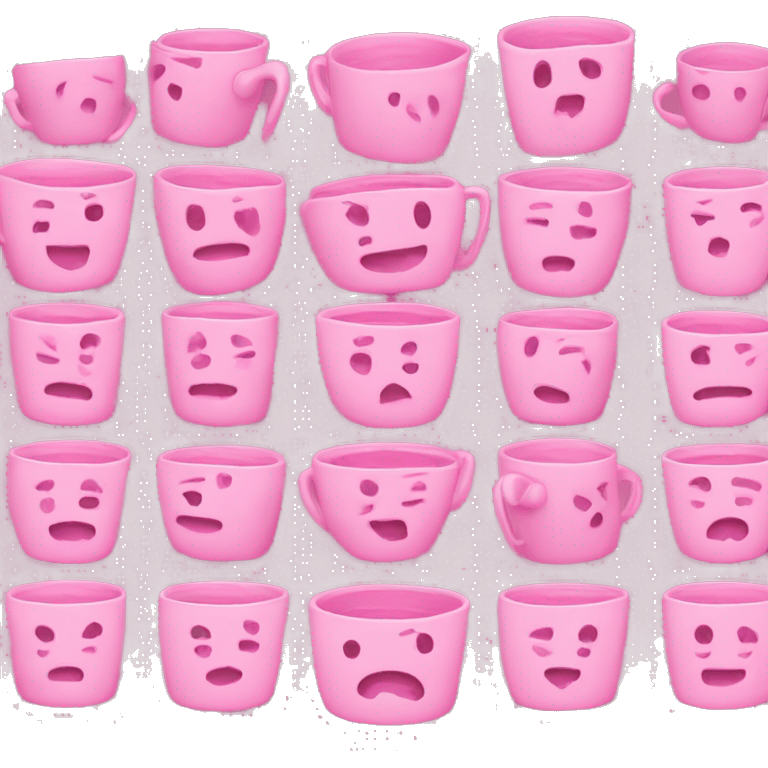 generate a pink head in a cup emoji