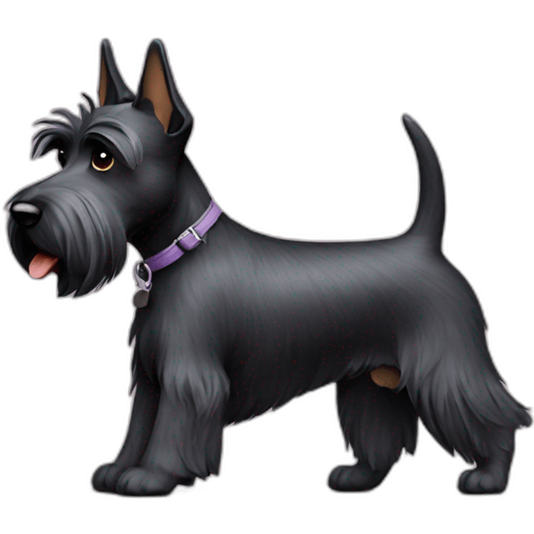 scottish-terrier-dog-walking emoji