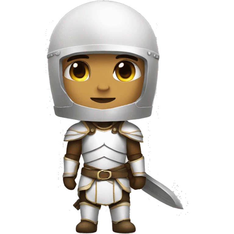 warrior in white armor emoji