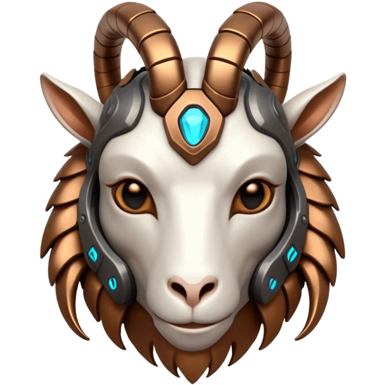 Cybernetic Goat(Ram) man emoji