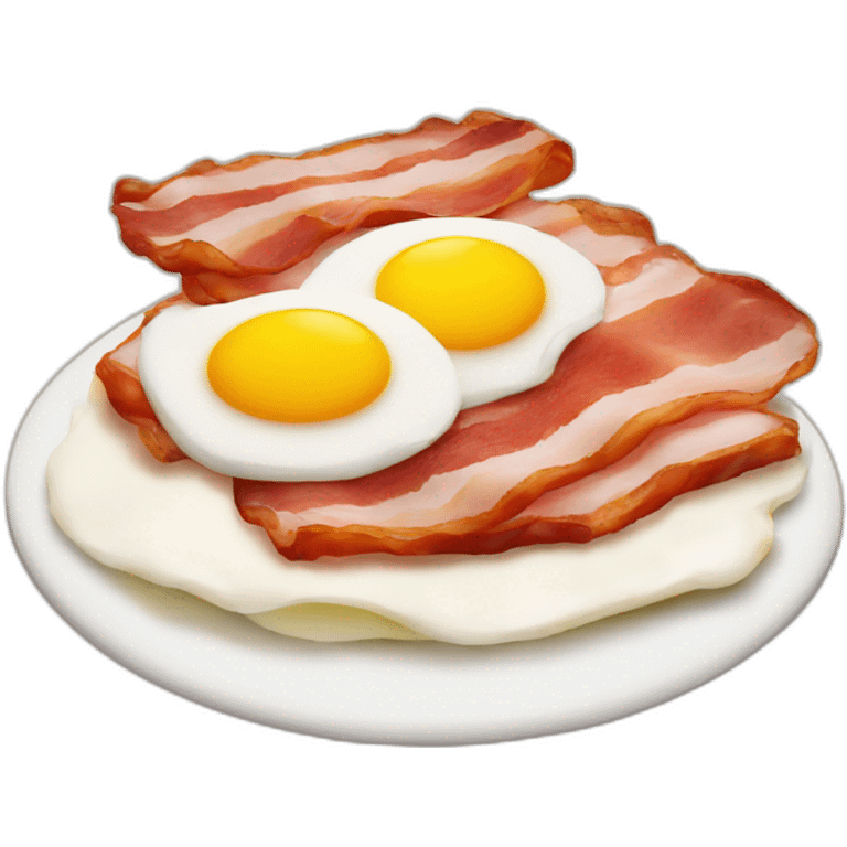 bacon and eggs emoji