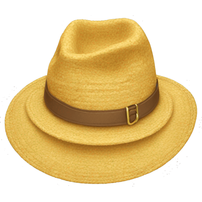 Sun hat emoji