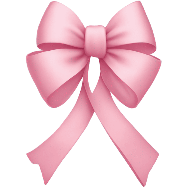 light pink ribbon bow emoji