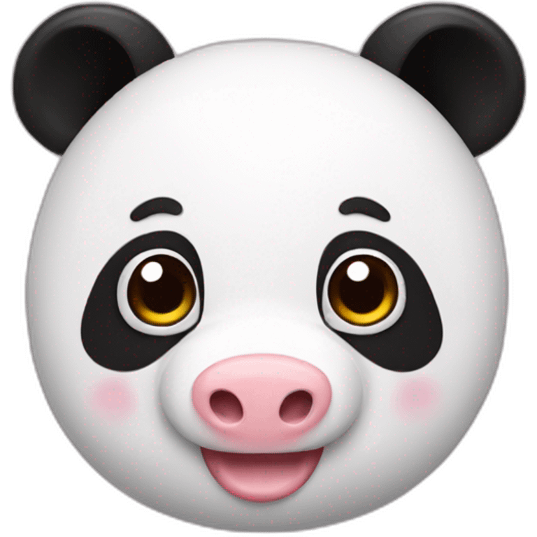 panda pig emoji