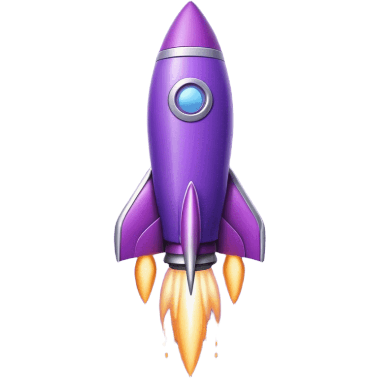 purple rocket emoji emoji