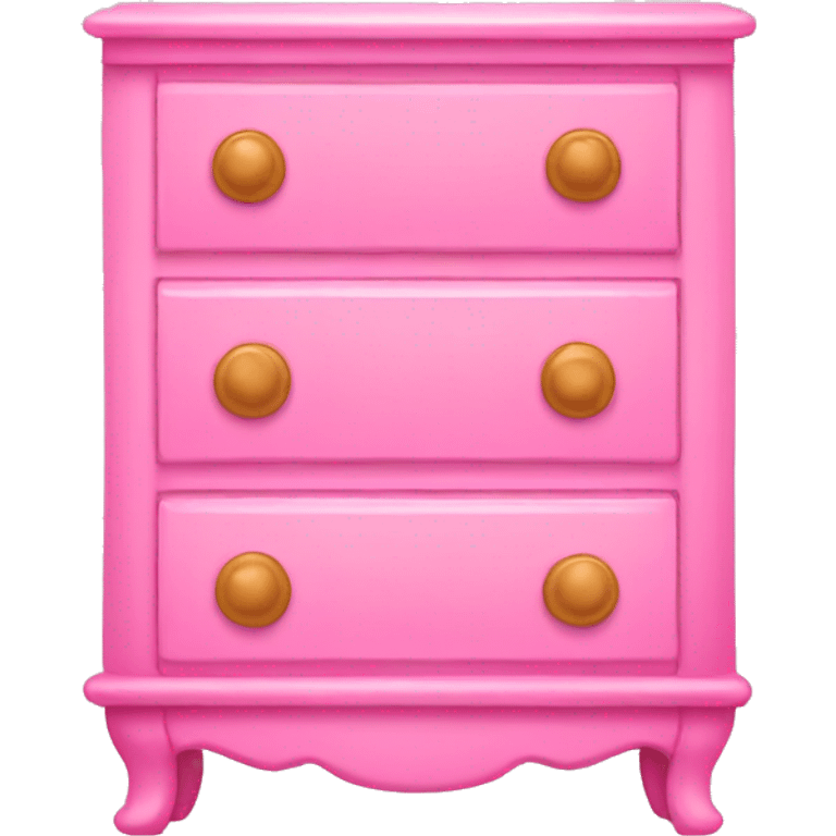 Pink dresser emoji