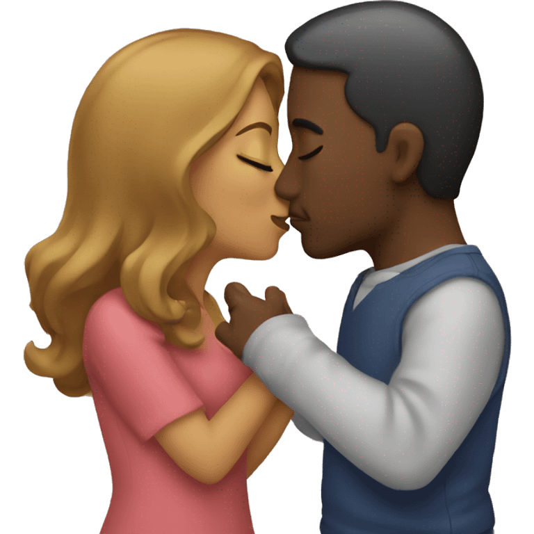 A couple kissing  emoji