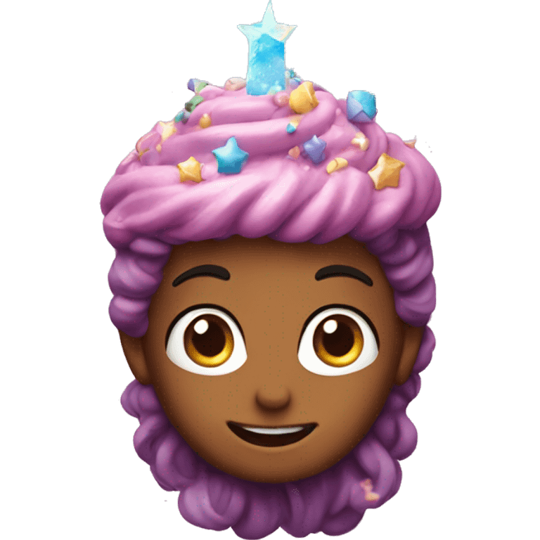 Magical cake emoji