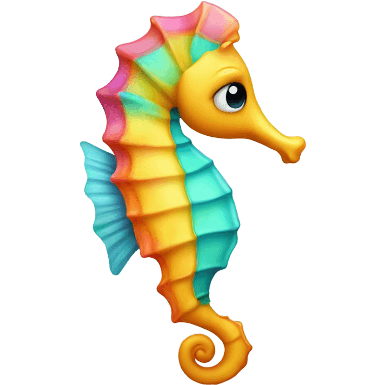 a cute seahorse emoji