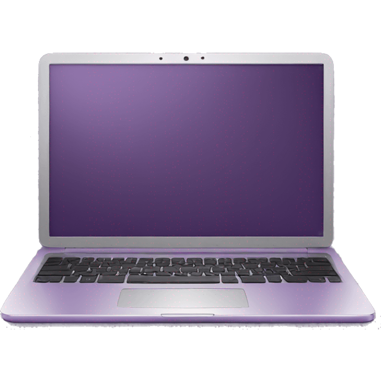 plum purple laptop emoji