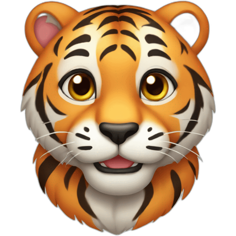 cute tiger emoji