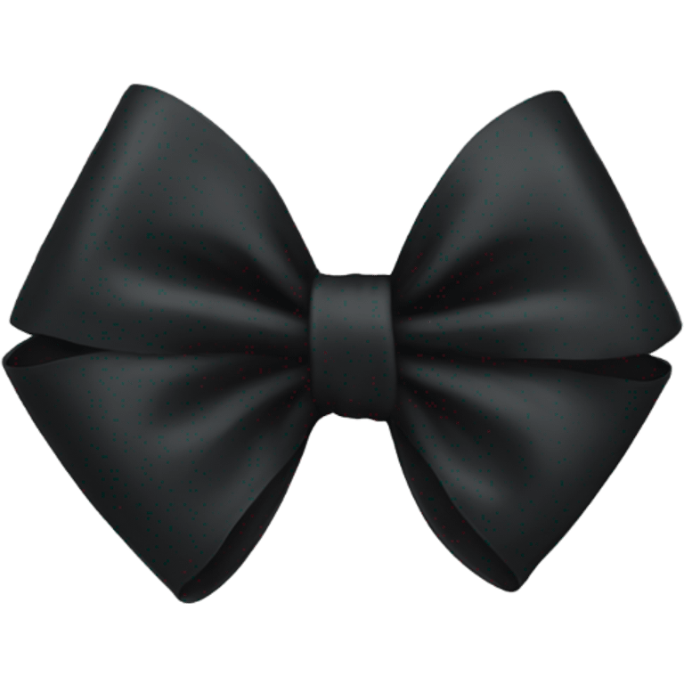 Black bow emoji