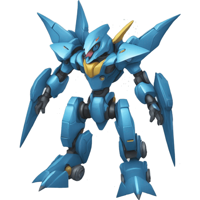 Sharpedo-Gabite-Salamence-Medabot-Mecha full body emoji