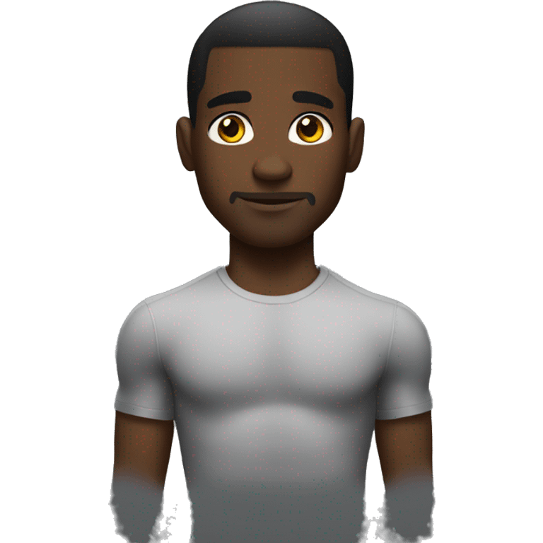 make a buff black guy emoji