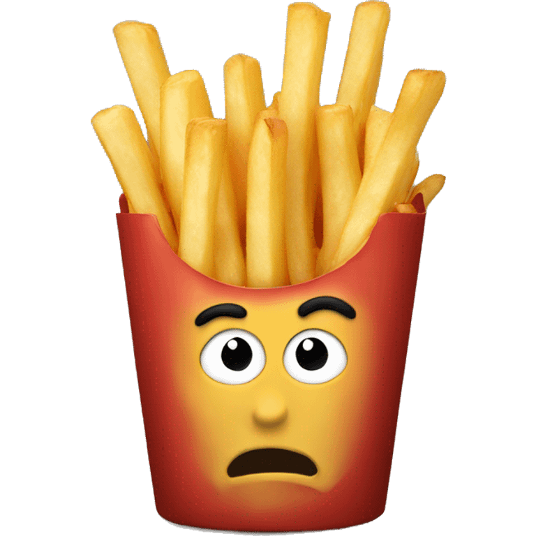 eating fries emoji emoji