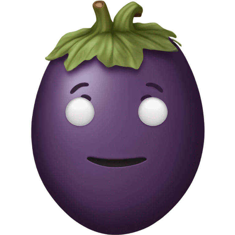 Tan egg plant emoji emoji