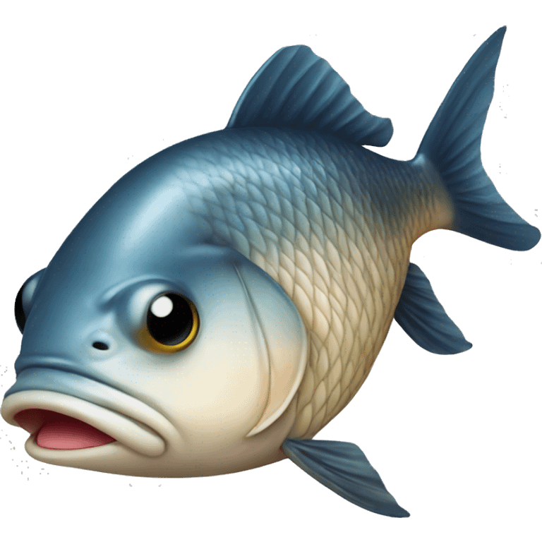 Realistic koji fish  emoji