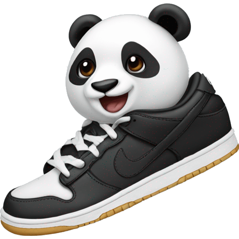 Panda dunks shoes emoji