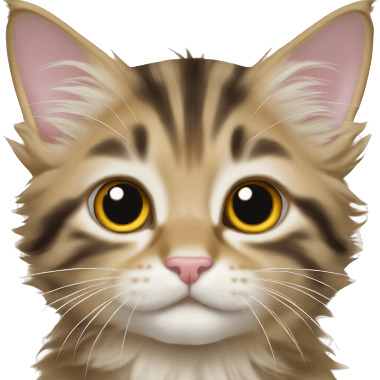 Butter Maine coon kitten emoji