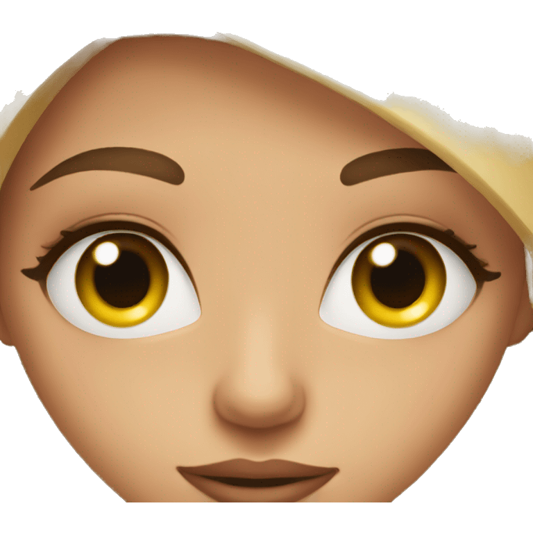 girl with long lashes emoji