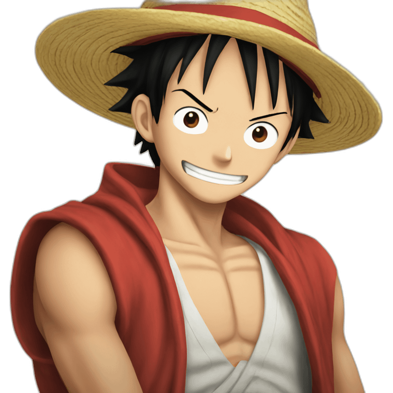 Luffy one peace emoji