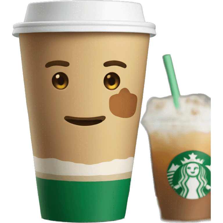 Starbucks cup emoji